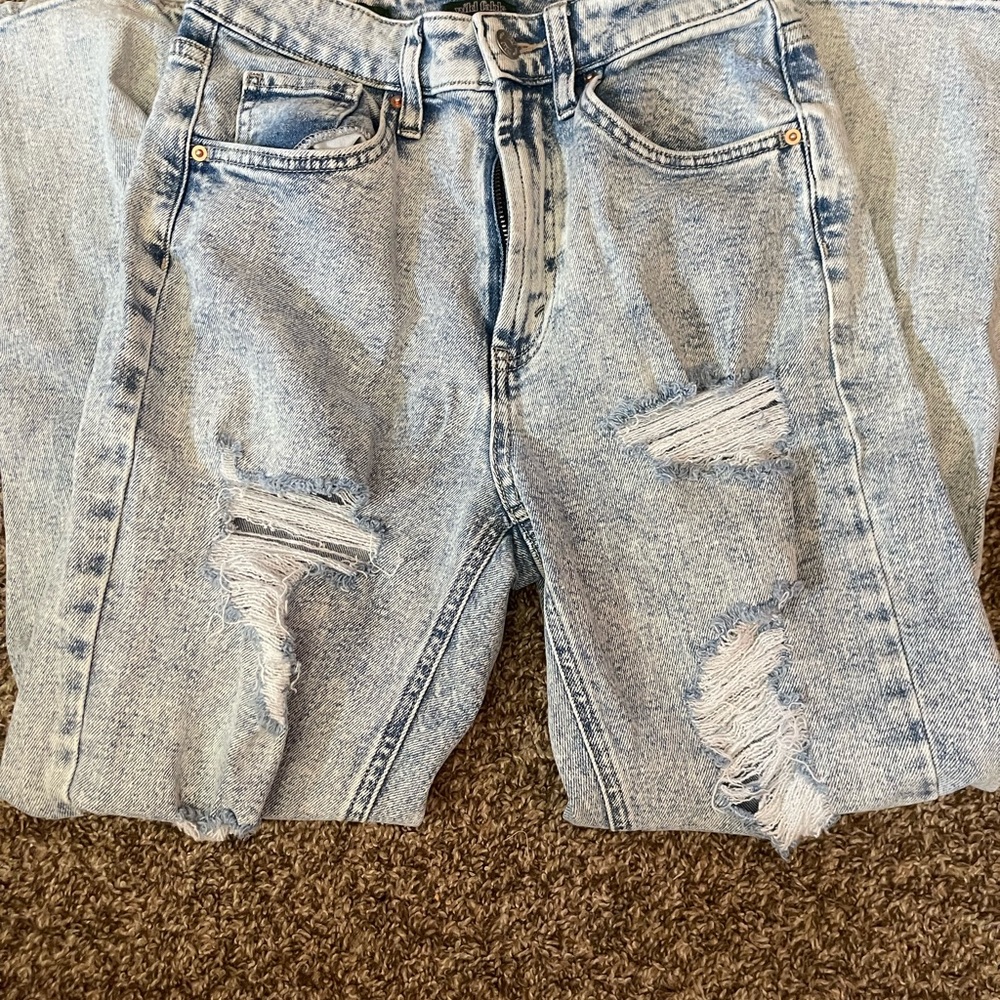 ultra high rise mom jeans from target